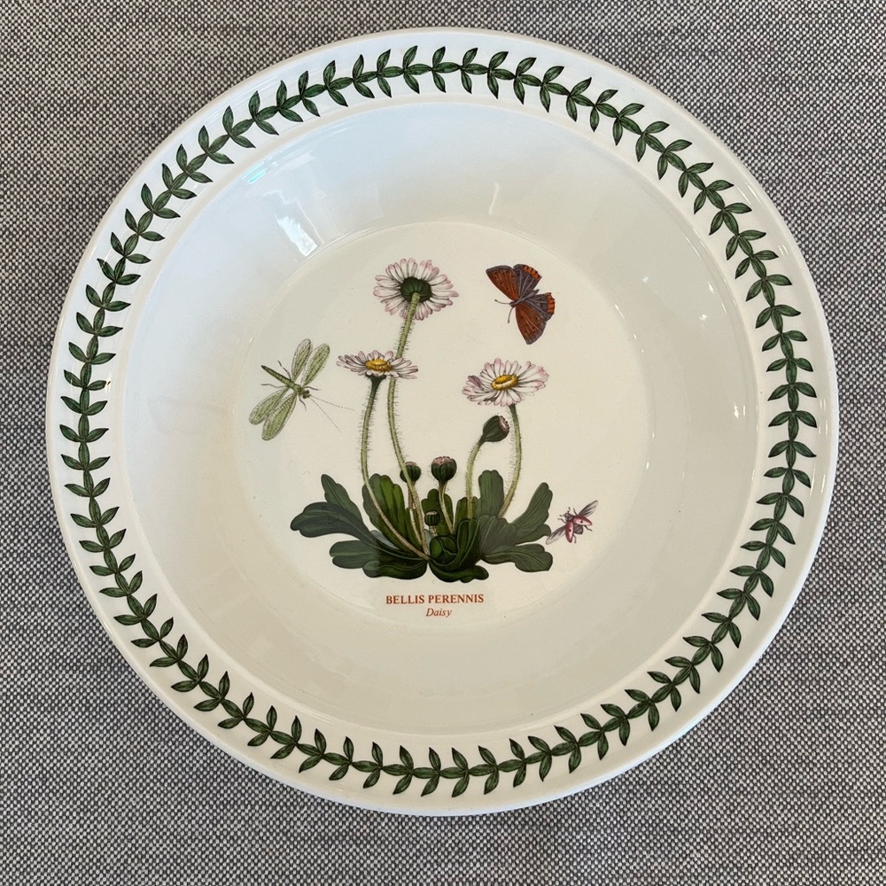 Portmeirion Botanic Garden Daisy Soup / Salad / Pasta Bowl